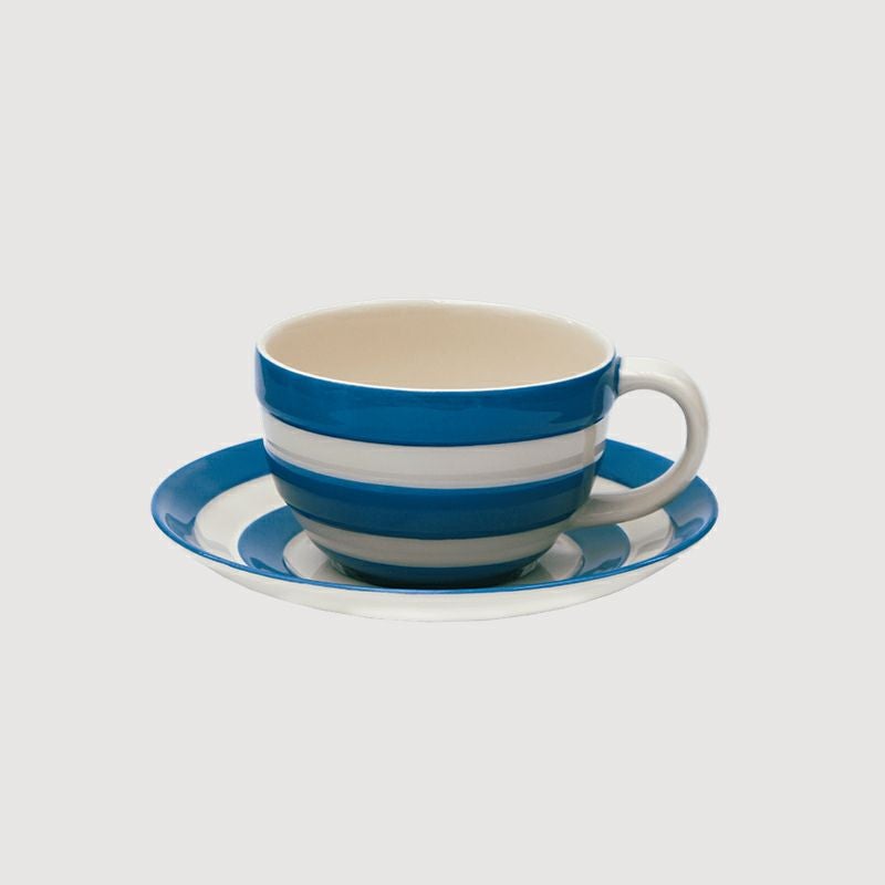 カップ＆ソーサー　コーニッシュブルー